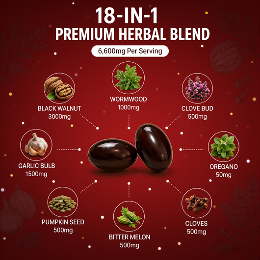 Cortéa Black Walnut Cloves Capsules