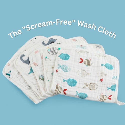 The "Scream-free" Wash Cloth