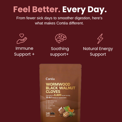 Cortéa Black Walnut Cloves Capsules