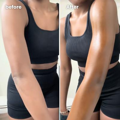 Self Tanning Milky Essence for darker skin girls
