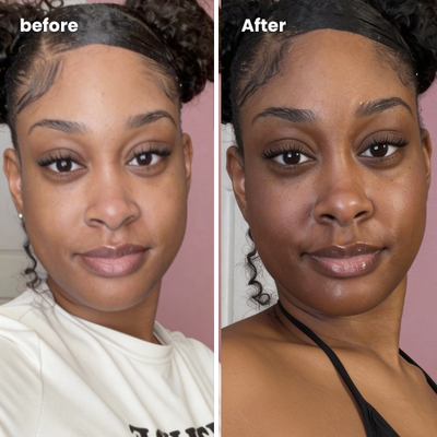 Self Tanning Milky Essence for darker skin girls
