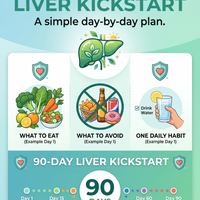 The 90-Day Liver Kickstart Digital Eguide - A simple day-by-day plan.
