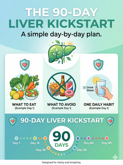 The 90-Day Liver Kickstart Digital Eguide - A simple day-by-day plan.