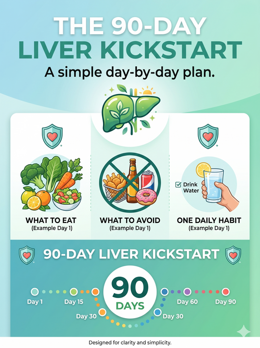 The 90-Day Liver Kickstart Digital Eguide - A simple day-by-day plan.