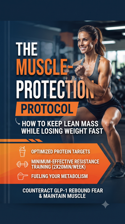 The Muscle-Protection Protocol — how to keep lean mass while losing weight fast for women above 30