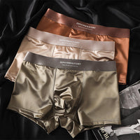 Satin Breatheable Boxer Brief - Pack of 3 Free size